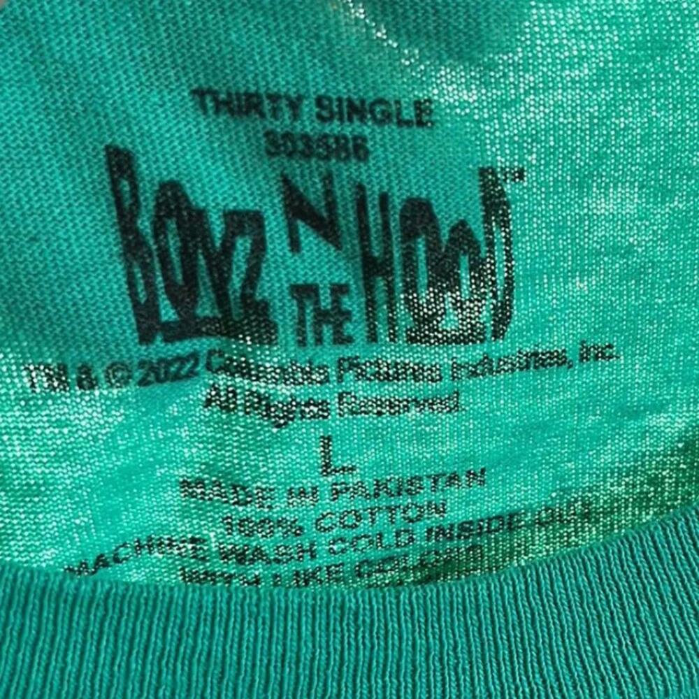 Boys N The Hood TShirt in Green Unisex SZ L - Picture 4 of 4